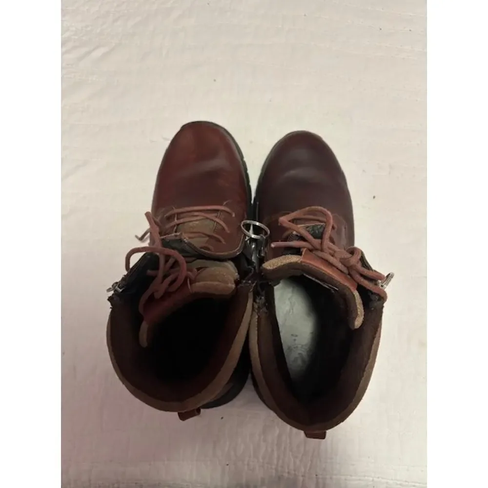 Anodyne Work Boots Men’s Size 13 Brown Leather Lace‑Up Durable Comfort